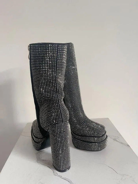 JOLIE-Stivaletto con strass