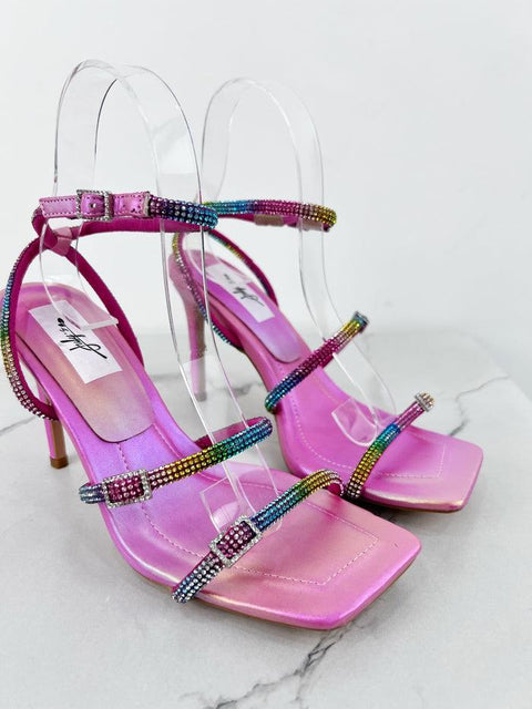 KINSLEY- Tacchi con strass