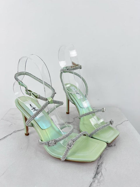 KINSLEY- Tacchi con strass