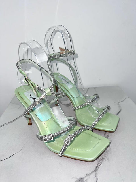 KINSLEY- Tacchi con strass