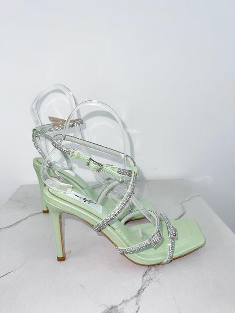 KINSLEY- Tacchi con strass