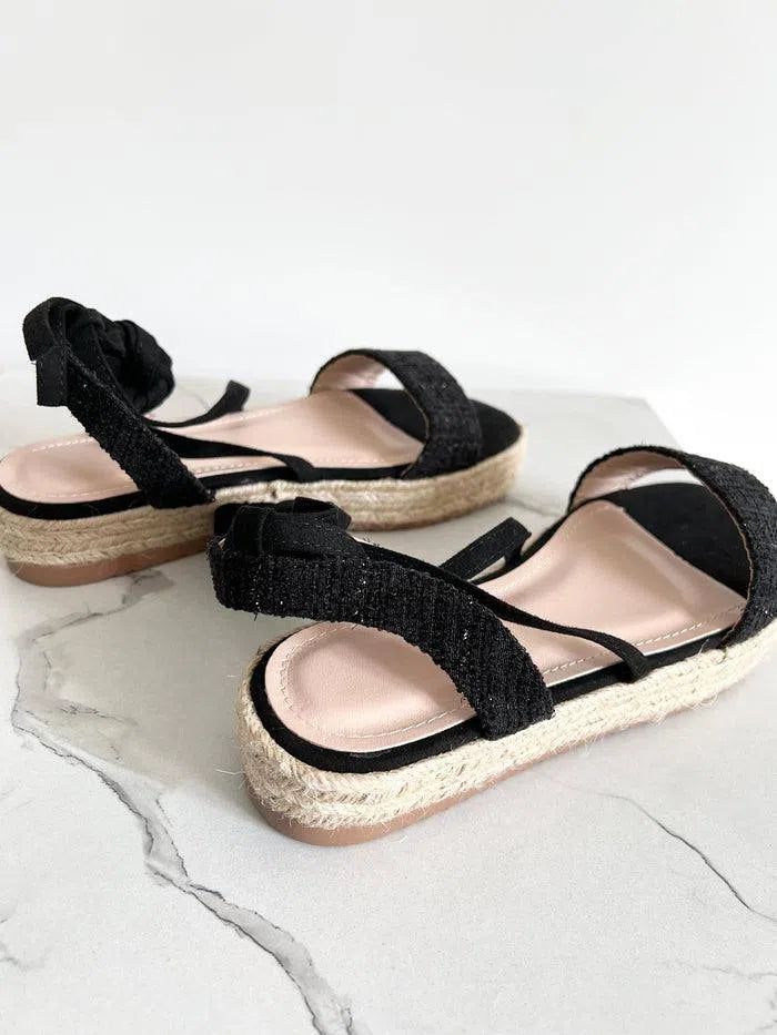LIDIA Espadrilles platform con lacci alla caviglia julys.easyshoes