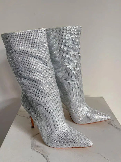 SANTO-Stivaletto con strass