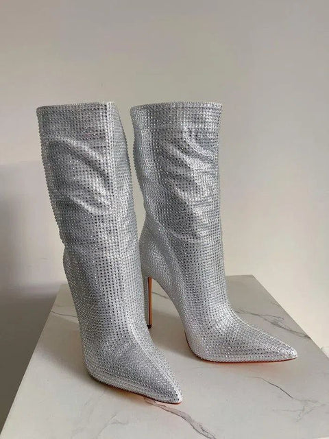 SANTO-Stivaletto con strass