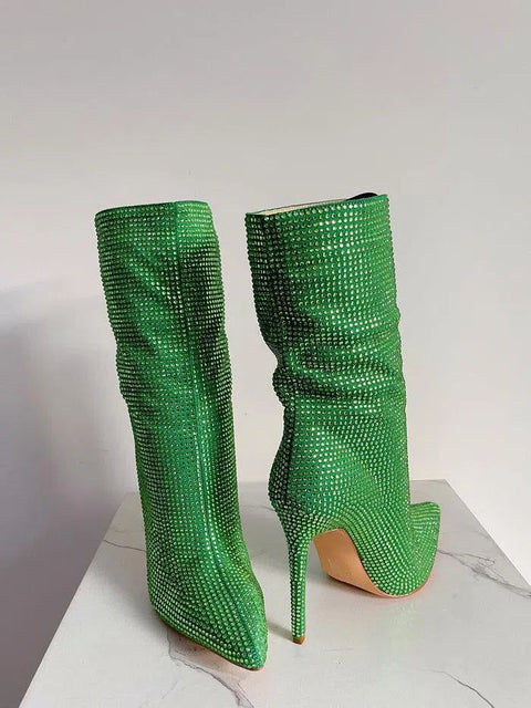 SANTO-Stivaletto con strass