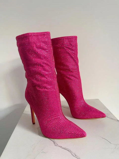 SANTO-Stivaletto con strass