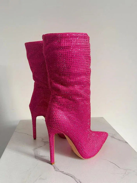 SANTO-Stivaletto con strass