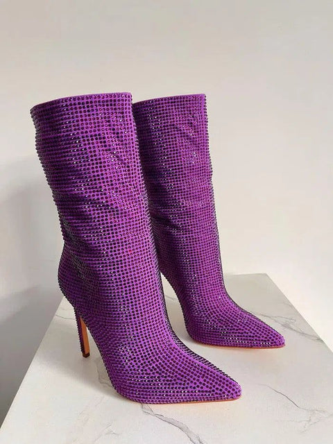 SANTO-Stivaletto con strass