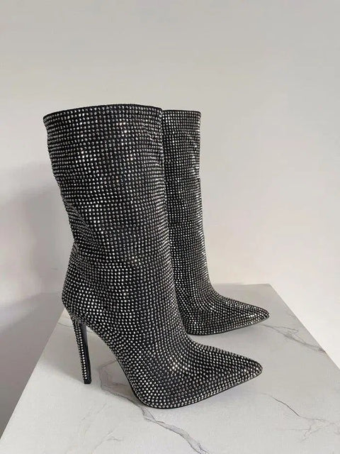 SANTO-Stivaletto con strass
