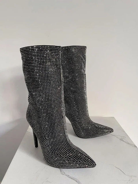 SANTO-Stivaletto con strass