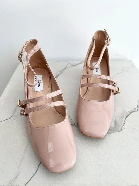 TRACY-Sandalo con decorazione fibbie