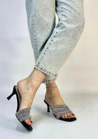 VALENTINA- Sandalo con decorazione strass